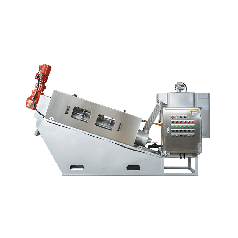 Screw Press Sludge Dewatering Machina